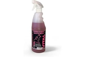 Vital Repelente Orina para Perros y Gatos 1000 ml - Corrector de Micciones - Interior y Exterior- Elimina Olores y Rastros - Evita Pipis - Arañazos - Adiestramiento Perros y Gatos - Eficaz