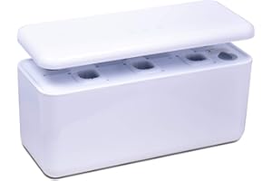 FRANKYSTAR - Serra idroponica Vaso Smart e-Garden per coltivazioni Indoor di Erbe Fino a 7 Piante con Illuminazione autonoma a LED e Software di Programmazione Automatico Colore Bianca