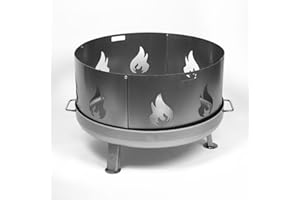 Czaja Feuerschalen® Funkenschutz mit Flammenmotiv für alle Feuerschalen Ø80cm