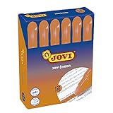 No se seca Jovi - Estuche, 12 marcadores con Gel, Color Naranja (1815)