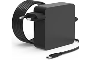 MJXYXCDH 65W Portatili Caricatore Alimentatore USB C per Lenovo Thinkpad, Macbook Pro/Air, Huawei Matebook, HP, Acer, Asus, Dell, Xiaomi,Samsung Caricabatterie C0004