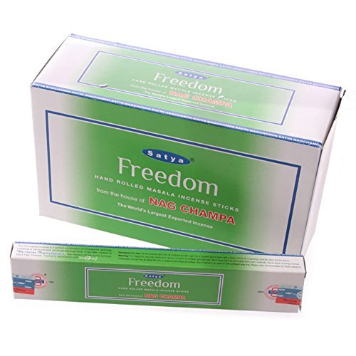 Satya Freedom Nag Champa Incense Sticks - 15g Pack by Big Bargain Store