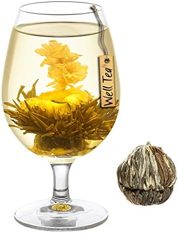 WELLTEA BLOOMING ARTISTIC JASMINE FAIRY FLOWERING GREEN TEA - 100G