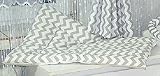 Changing mat Grey chevron