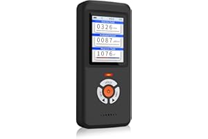 CHNADKS Verbessertes EMF-Messgerät, EF/MF/RF Meter, wiederaufladbarer Elektromagnetische Strahlungsdetektor, digitaler/Grafik EMF Strahlenmessgerät für Geisterjagd, Zuhause, Büro, Outdoor