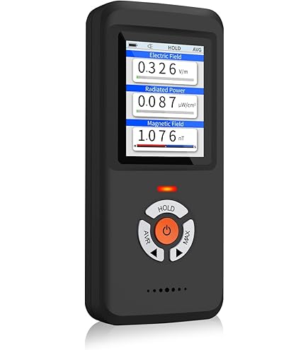 EMF Meter Digital Electromagnetic Field Radiation Detector With Sound Light Alarm Function
