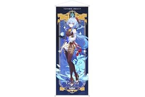 OBLRXM Póster de Personaje de Anime de Genshin Impact, Póster de Anime, Poster de Serie Genshin Impact Anime Manga poster 25x 70 cm, Regalo Decorativo para Pared (Ganyu)