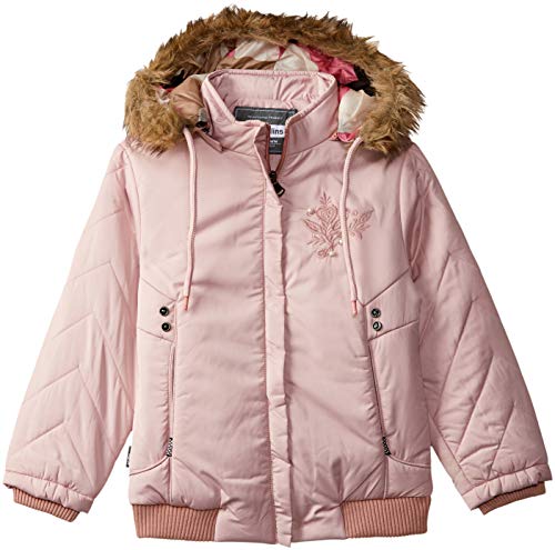 FORT COLLINS Kids Quilted Regular Fit Jacket (1168-FC_Light Pink_26/6-7 years)