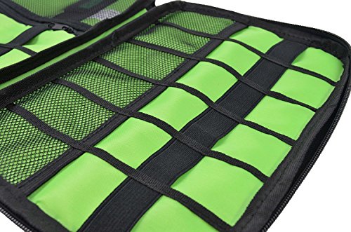 BAIGIO Unisex Tragbare Reisetasche Case für Electronisches Zubehöre Tragetasche Wasserdicht für USB Drive Shuttel Festplatte Kabel und sonstiges Zubehör - 5