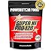 Produktbild Unser Bestseller SUPER HI PRO 128 - Mehrkomponenten Power Protein Pulver - nach wissenschaftlicher Formel erstellt - höchstmögliche biologische Wertigkeit (Caramel, 1000 g Beutel)