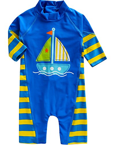 Vaenait Baby 0-24M Infant Boys Longsleeves One piece Swimsuit Baby Beachboy S