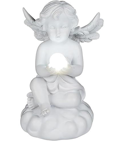 Cyrank Figurine Ange, Ange Statue, Résine Ange Figurine, Figurine Ange