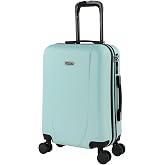 ITACA - Cabin Suitcase 55x40x20 - Travel Suitcases Cabin Rigid Trolley with 4 Double Wheels for Lightweight Aircraft Hand Lug