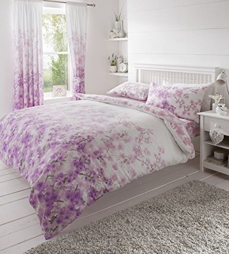Think Louder Luxury Complete Set Bedding Duvet Quilt Cover Set Single Double & King Size Blossom Pink King