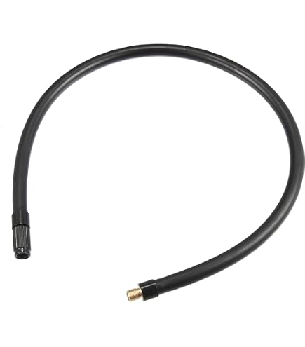 Tubo Prolunga Per Pompa Aria 130 Cm – Adattatore M8x0.8, Attacco Rapido, In Nylon E Metallo, Per Auto, Moto E Bici