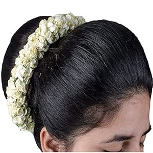 Buy Ekan Flower Wedding Juda Bun Gajra Hair Accessories For Women