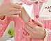 VENTELAN Women's Polka Dots Maternity Pyjama Ruffles Cute Cardigan Nursing Set