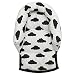 Infant \ Baby \ Toddler car seat , stroller head hugger support pillow cotton (black/cloud)