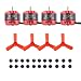 Produktbild MakerStack 4pcs D1104 7500KV Brushless Motor und 4pcs 1935 3-Blade Propeller für 60 70 80 90 RC Multirotor (D1104 7500KV)