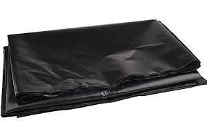 Bâches pour bassin 1x6m 2x3m 3x4m 4x7m 5x5m 6x8m 8x10m 10x15m, revêtement d'étang pliable en PEHD 5Mil pour petits étangs, étangs à poissons, cascade de jardin, aquaculture et chantier de construction