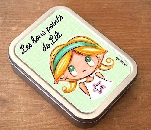 Boîte à bons points - Boîte à images personnalisée - Modèle LILI