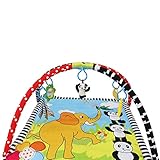 Spielteppich für Ihr Baby mit Pandamotiven mit integriertem Mobile und Spielzeugen, die die Aufmerksamkeit Ihres Kindes fördern - 3