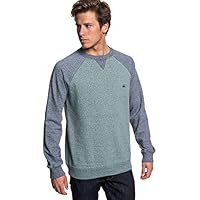 Quiksilver Everyday Crew Sudadera con Capucha, Hombre, Azul (Tapestry Heather BPHH), Medium (Tamaño del Fabricante:M)