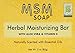 At Last Naturals Born Again MSM Herbal Moisturizing Soap - 3 oz Bar RS.1399.00