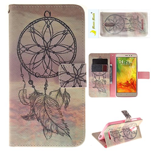 Xiaomi Redmi Note 3 Funda  Xiaomi Redmi Note 3 Carcasa  Xiaomi Hongmi Note3 Fundas  Xiaomi Hongmi Note 3 Carcasa  Moon mood   PU Cuero Elegante Libro Funda con Tapa Protectora Funda Cobertura Estuche Flip Case Cover Phone Shell Bumper Cierre Magn  tico Plegable Funci  n de Soporte Billetera y Tarjeta Ranura Protector Piel Capa Cajas de Telef  no C  scara para Xiaomi Redmi Note 3- Atrapasue  o