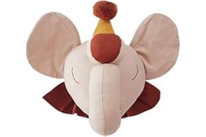 courti Peluche Elefante Cabezas Animales para La Pared, Felpa Colgante Montaje En Pared Colgante Decoración La Habitación Decoración La Habitación Los Niños