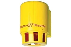 Klaxon Signals SLM-0001 Master Blaster Siren, Yellow, Up to 127dB (A), 1 Tones, 230V AC, 2.0A