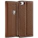 Produktbild Handyhülle iPhone 5S, BEZ® iPhone 5S 5 SE Hülle, Schutzhülle Tasche Flip Case Schutzhüllen aus Kunstleder Hülle Klappetui mit Kreditkartenhaltern, Ständer, Magnetverschluss - Braun