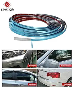 SPAIKO Side Window Chrome Beading Roll 10 Meter for All Cars (12mm)