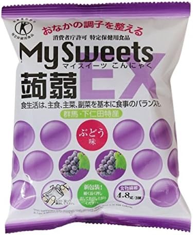 [Tokuho] Shimonita Bussan My Suites konjac EX grape taste six X16 bags