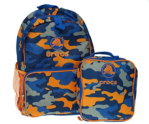 Preisvergleich Produktbild crocs , Kinderrucksack Navy / Orange Camo