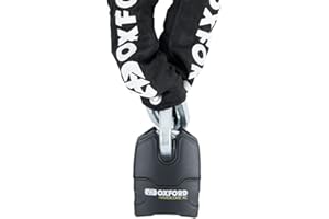 Oxford Hardcore XC13 Motorcycle Bicycle Ebike Chain Lock - Sold Secure Gold - 1.5M