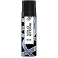Wild Stone Intense Black No Gas Deo for Men, Long Lasting Deodorant Body Spray, 120ml