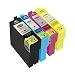 Produktbild DOREE 4er Pack Ersatz für Epson 35XL T35XL T3591 T3592 T3593 T3594 Tintenpatronen Kompatibel mit Epson WorkForce Pro WF-4740DTWF WF-4730DTW WF-4720DW WF-4725DW Drucker
