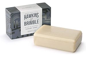 Hawkins & Brimble Luxury Soap Bar - Moisturising Elemi Essential Oil & Ginseng | No Plastic