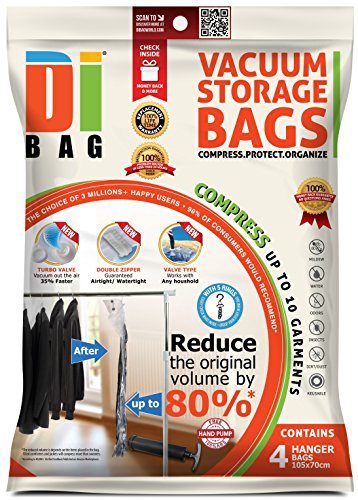 DIBAG ®- 4 tlg set - Hängen Vakuum Beutel 105 x 70 cm
