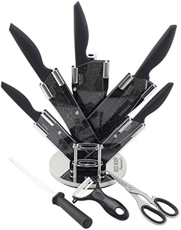 Ross Henery Professional Kitchen Knife Set in Acrylic Block, 8 Piece