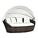 Produktbild vidaXL Rattan Liege Sonneninsel Sonnenliege Strandkorb Gartenmuschel Sitzgarnitur Braun