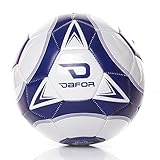 Fútbol sala Balón de fútbol sala Dafor. Diseño en color blanco y azul. Cuenta con cámara de butilo para la rentención del aire. Talla 3 Composición: PVC Camara de aire: Butilo. Tamaño: 3. Color: Blanco-Azul.