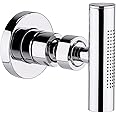 Hudson Reed A383 ǀ Modern Bathroom Round Body Jet with Swivel, 137mm x 70mm, Chrome