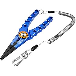 Booms Fishing X1 Alicates de Pesca de Aluminio Cinco Colores Para Elegir