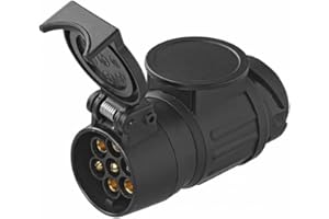 Hillfield Adapter 12 V von 13 auf 7 polig Erstausrüsterqualität Nach ISO 1724 und 11446