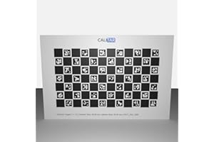 CALITAR Calibration Target | Board | Kamerakalibrierung | Checker Radon Circle Charuco | Referenztafel | Machine Vision (600 x 400 mm, Charuco - Medium Resolution)