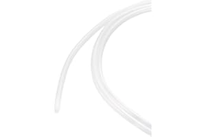 sourcing map Tubo flessibile trasparente in PVC, diametro interno 1,5 mm, diametro esterno 2 mm, lunghezza 2 m, flessibile e leggero, per tubo dell'acqua, tubo dell'aria