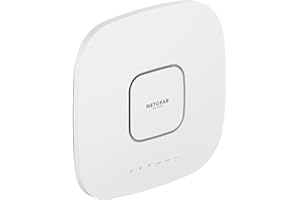 NETGEAR Access Point WiFi 6 AX6 WAX630, Velocità TriBand Mesh, access point poe, porta ethernet x 2,5G, gestione remota Insight, alimentatore non incluso