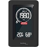 technoline WL1030 WL1030-Misuratore di CO2, Nero